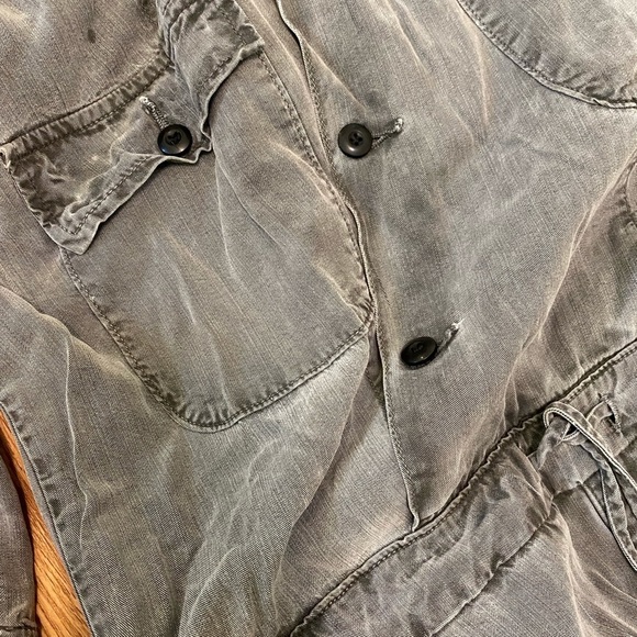 NSF / washed grey denim miche Mechanic long sleeve Jumpsuit XS - Picture 3 of 5